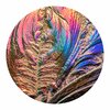 Next Innovations Metallic Feather Round Wall Art 101410036-METALLIC